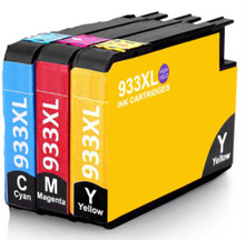 HP 933XL cyan, magenta, yellow combo pack for HP Officejet 6100 printers