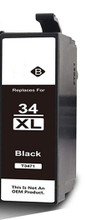 Compatible to Epson 34XL black ink cartridge. Non OEM 