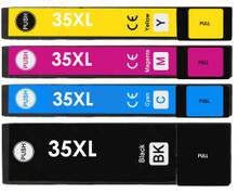 Epson 35, Epson 35XL Multipack a full set of printer ink cartridges for your Epson WF4730DWF printer