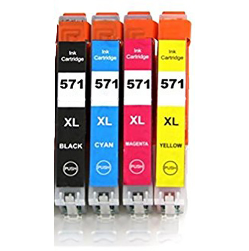 Compatible CLI 571XL multipack printer ink cartridges