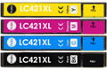 LC421XL Ink Cartridges Multipack LC421 For Brother DCP-J1050DW printers