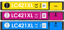 LC421XL Ink Cartridges For Brother DCP-J1050 printers 