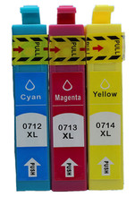 Epson T0712, T0713, T0714 ink cartridges, Epson Cheetah inks