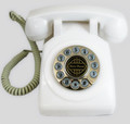 1950 Desk Phone White