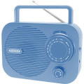 Portable Am/fm Radio (blue) W/ Aux Jack