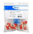 Module- Cat 5e- Hd- 25 Pk- Orange