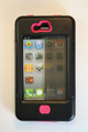 Iphone 4 Case Black W/ Pink Accents