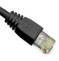 Patch Cord- Cat 6- Molded Boot- 3' Bk