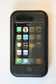 Iphone 3 Case - Black W/ Olive Accents