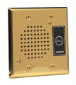 Doorplate Speaker- Flush W/led (brass)