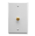 Wall Plate- F-type- White