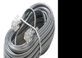 4c 3' Silver Modular Line Cord