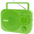 Portable Am/fm Radio (green) W/ Aux Jack
