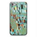 Klimt- Chic Hardshell Iphone 4 Case Teal