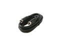 3ft F-f Rg6 Patch Cable Gold Ul Black