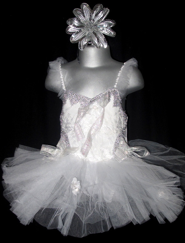 silver tutu baby