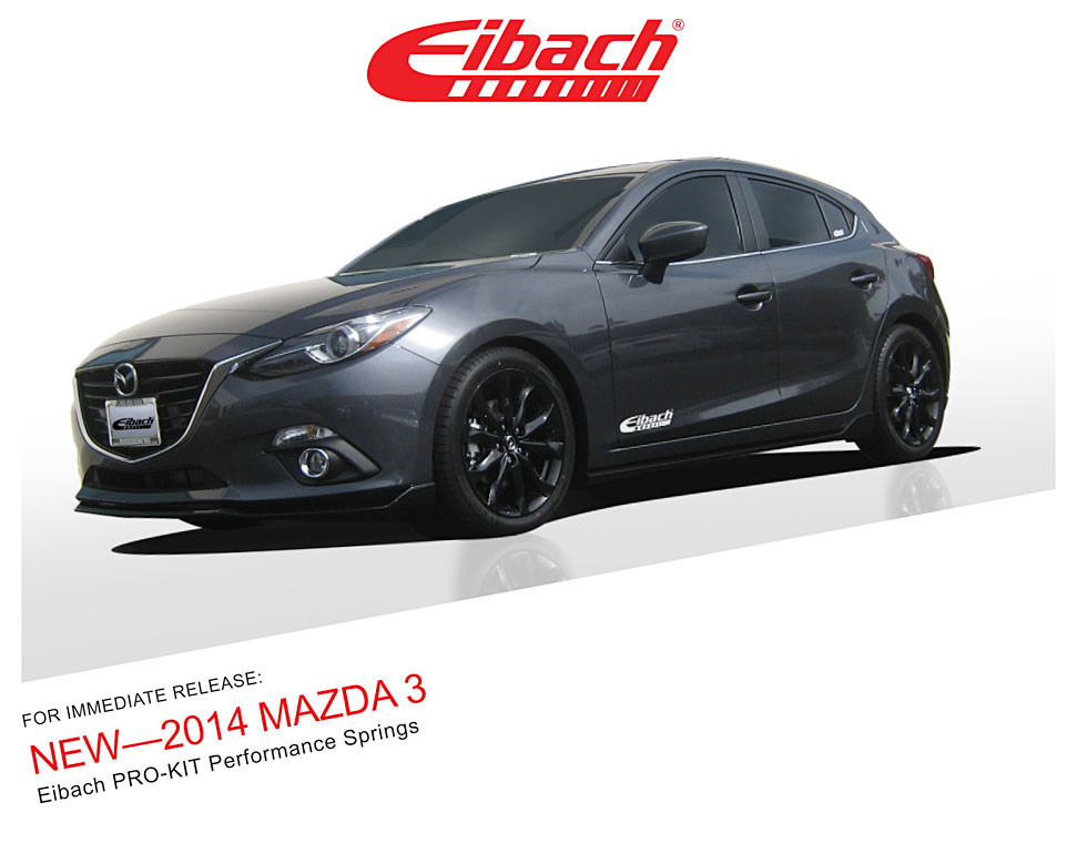 including 5-Door 5557.140 BM Pro-Kit for 2014 Mazda 3 2.5L 4 Cyl Eibach