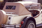 Convertible Top and Side Curtain's, Gazelle / SSK