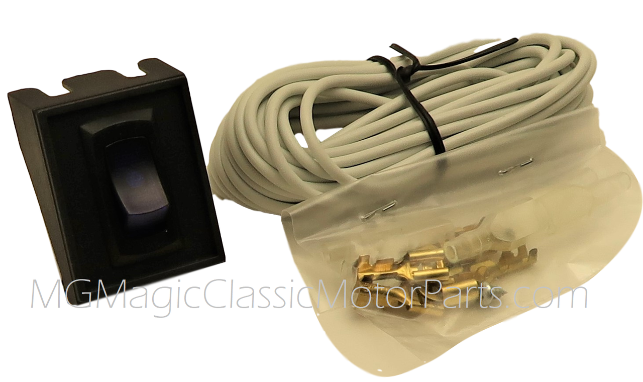 Fog Light, Wiring Harness, Complete with Toggle Switch - MG Magic