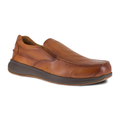 Brown Dress Slip-on Steel Toe ESD Boat Shoe - Men's