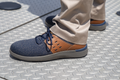 Blue and Tan work Sneaker Composite Toe - Mens