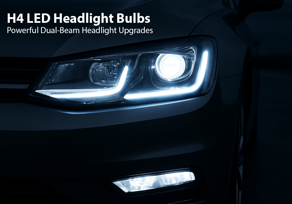 H4 LED Bulbs - D-LUMINA Dual-Beam Headlight Kits