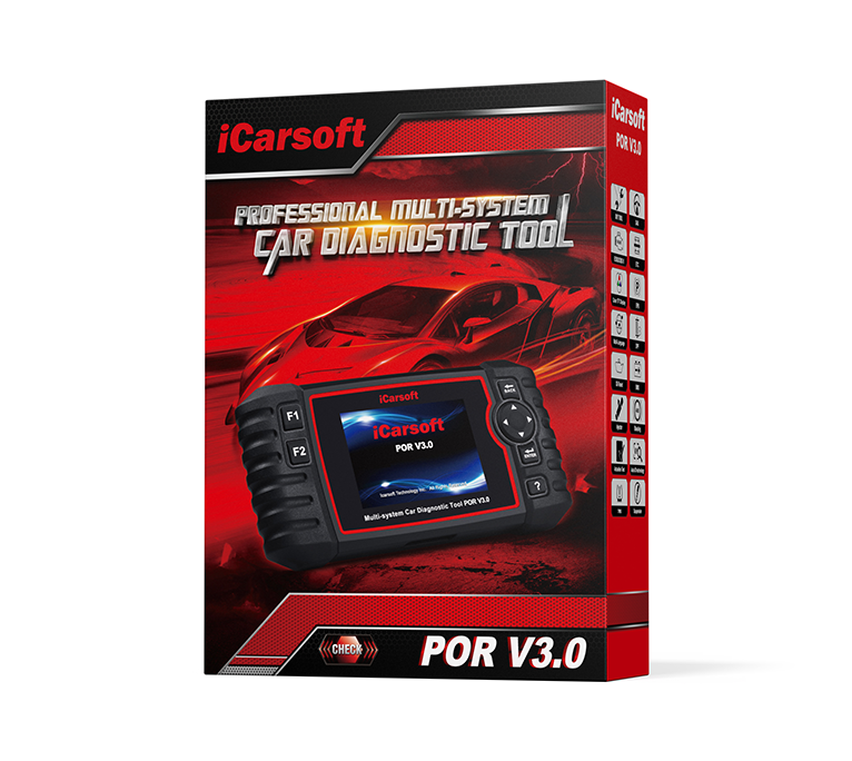 iCarsoft POR V3.0 packing box