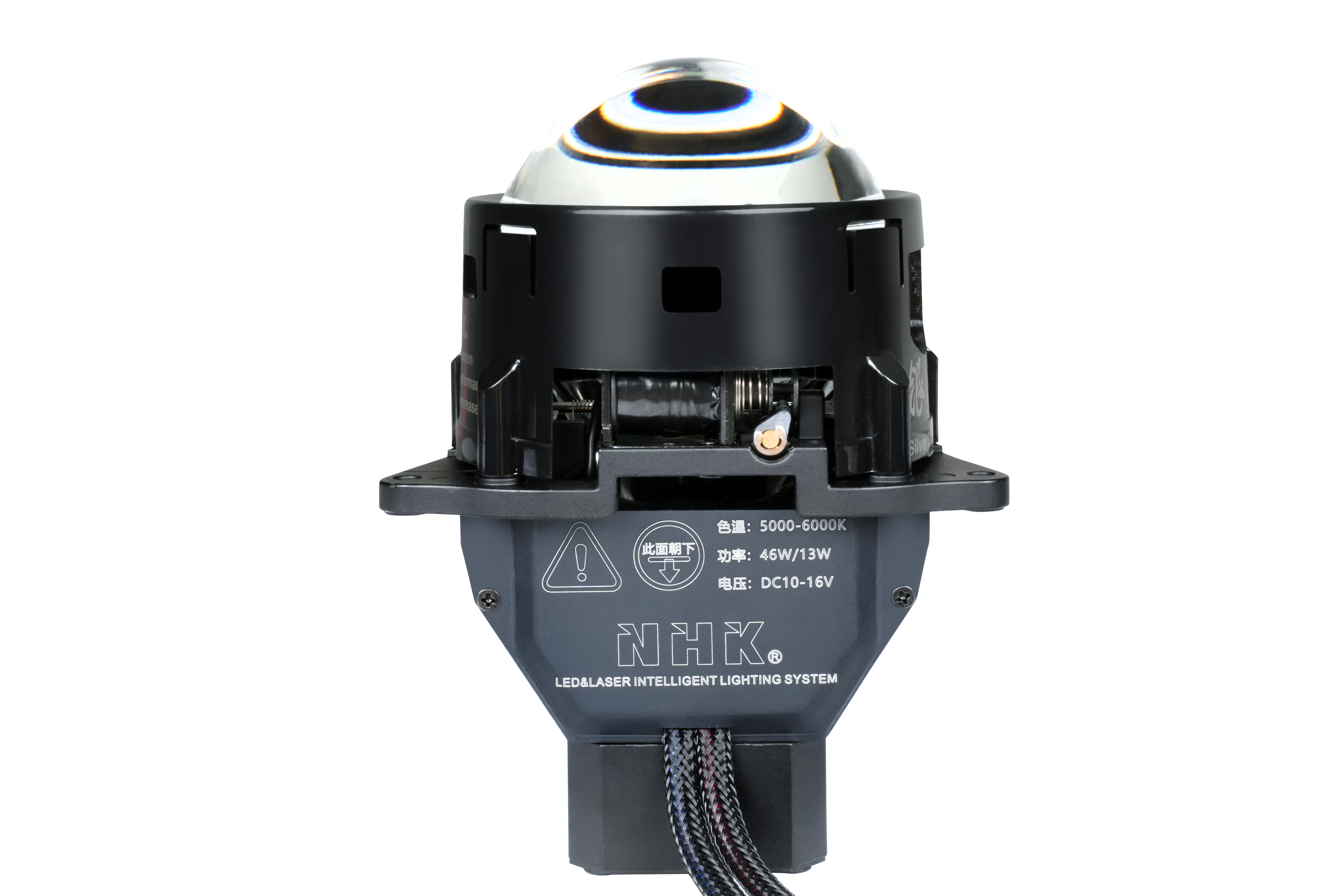 Overhead top view – spec & logo