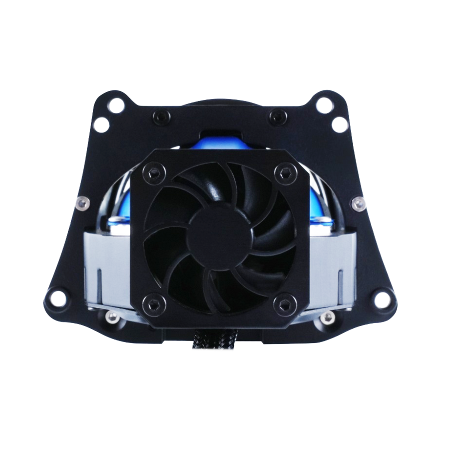 Detailed side view - optical and housing profile