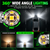 501 W5W T10 5 SMD 3030 Wide Copper CANBUS White LED Bulbs 12V-24V - Pair
