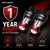 580 W21/5W 7443 Red CANBUS 7×3030 LED Brake & Tail Bulbs – Pair