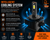 D1S LED Headlight Bulbs 9000LM 6000K HID to LED Twin Pack