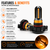 PSY24W LED Indicator Bulbs - 24x 3030 SMD Amber (12-24V, CANBUS, Set of 2)