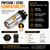 PWY24W Amber 10x 5W Cree SMD (12V) Indicator Canbus LED Bulbs, Set of 2
