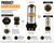 PWY24W Amber 10x 5W Cree SMD (12V) Indicator Canbus LED Bulbs, Set of 2