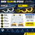 BMW Yellow LED DRL Board Upgrade Set F80 F32 F33 F36 F82 F83 63117493229Y 63117493230Y 