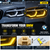 BMW 2 Series F22 F23 F87 M2 LCI Yellow LED DRL Board Set 63117494851Y 63117494852Y