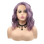 ALANA - Lace Front Wavy Purple Wig - by Queenie Wigs