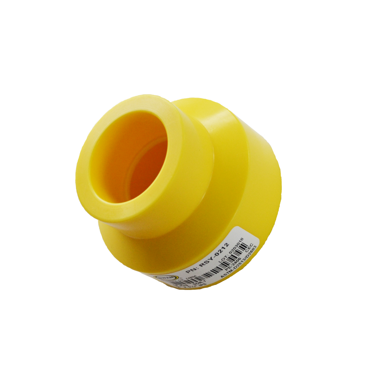 2 IPS x 3/4 IPS Socket Fusion Reducer Coupling Yellow PE2708 MDPE - Hdpe  Supply