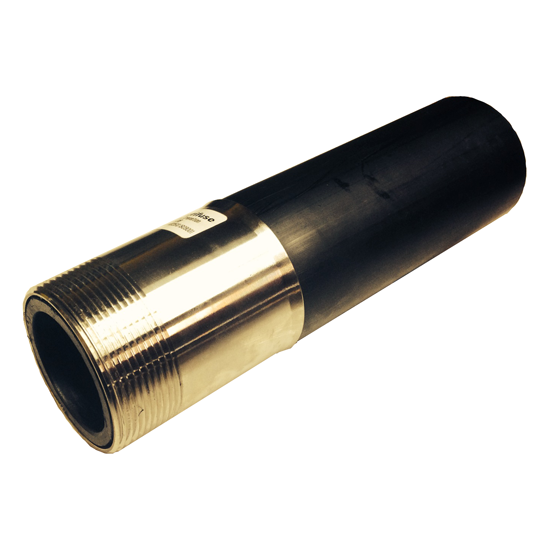 1-1/2 IPS SDR11 Butt Fusion x 1-1/2 Male 316 Stainless Steel Threaded  Transition MPT - Hdpe Supply