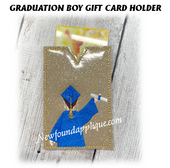In The Hoop Graduation Girl Gift Card Holder Machine Embroidery Design
