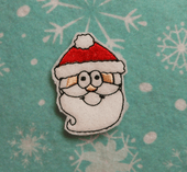 In The Hoop Christmas Felt Santa Embroidery Machine Design