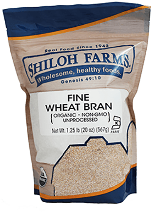 Fine Wheat Bran Organic Non Gmo Shiloh Farms