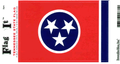 Tennessee Flag Decal 