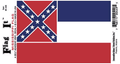 Mississippi Flag Decal