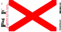 Alabama Flag Decal 