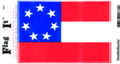 1st Confederate Flag Decal 