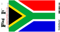 South Africa Flag Decal 