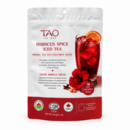 Organic Hibiscus Spice Iced Tea — 30 Compostable Tea Bags