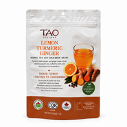 Organic Lemon Turmeric Ginger Herbal Tea — 30 Compostable Tea Bags